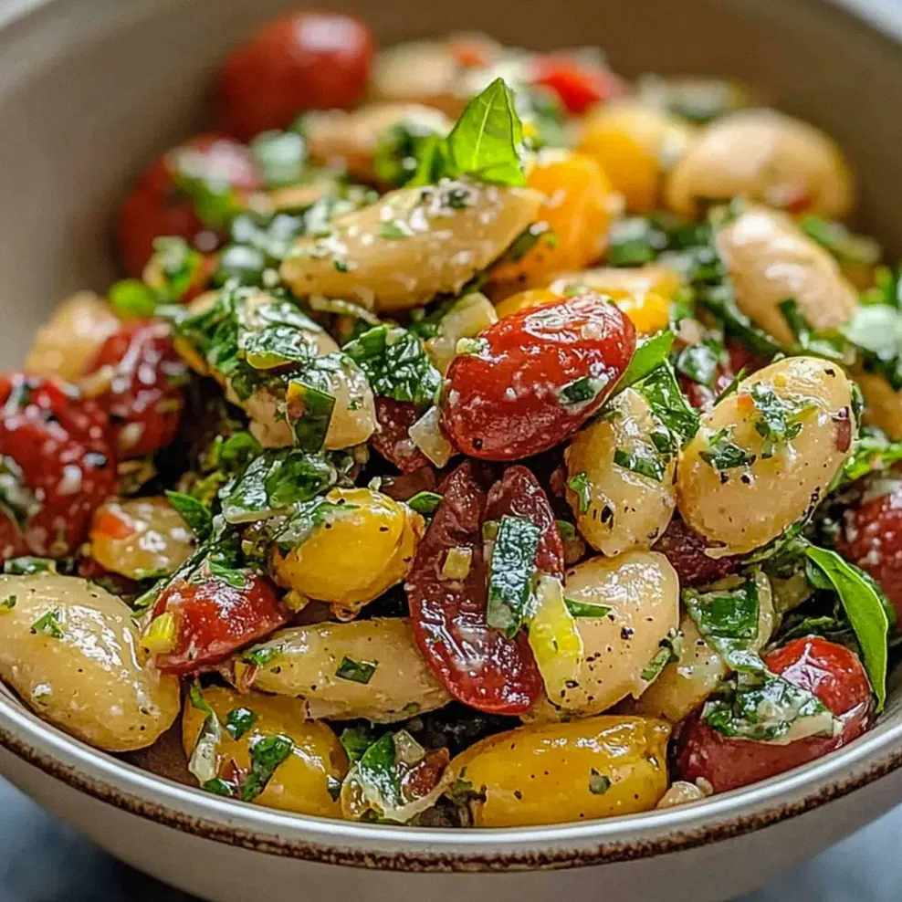 Marinierter Tomaten-Bohnen-Salat Einfach und Gesund