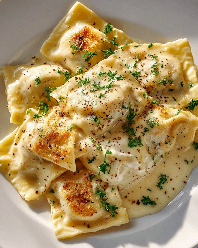 Maultaschen in Käse-Sahne-Soße: Cremiger Genuss für Gourmets