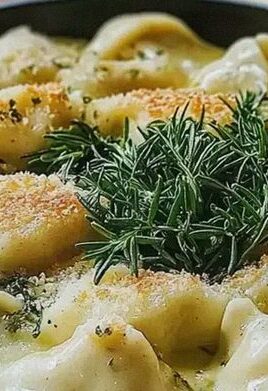 Maultaschen in Käse-Sahne-Soße schnell zubereiten