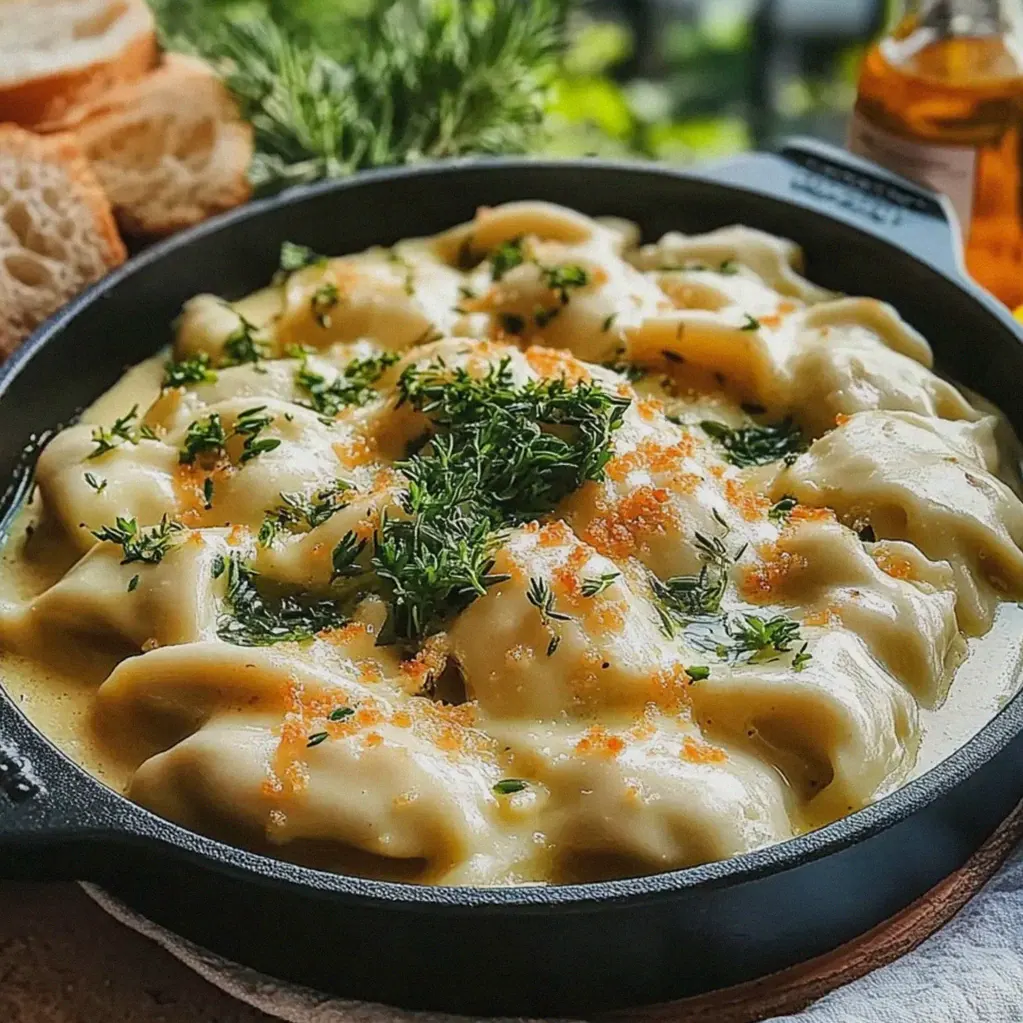 Maultaschen in Käse-Sahne-Soße schnell zubereiten – Schritt 1