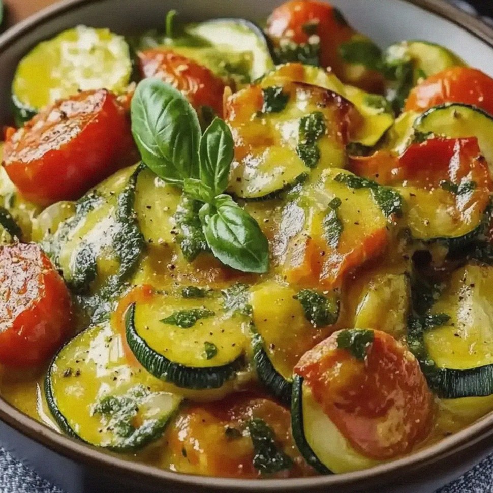 Maultaschenpfanne mit Zucchini Tomaten einfach zubereiten – Schritt 1