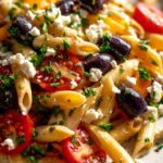 Mediterraner Nudelsalat: Feta, Oliven & Genuss pur!