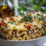 Nudelauflauf mit Hackfleisch einfach zubereiten