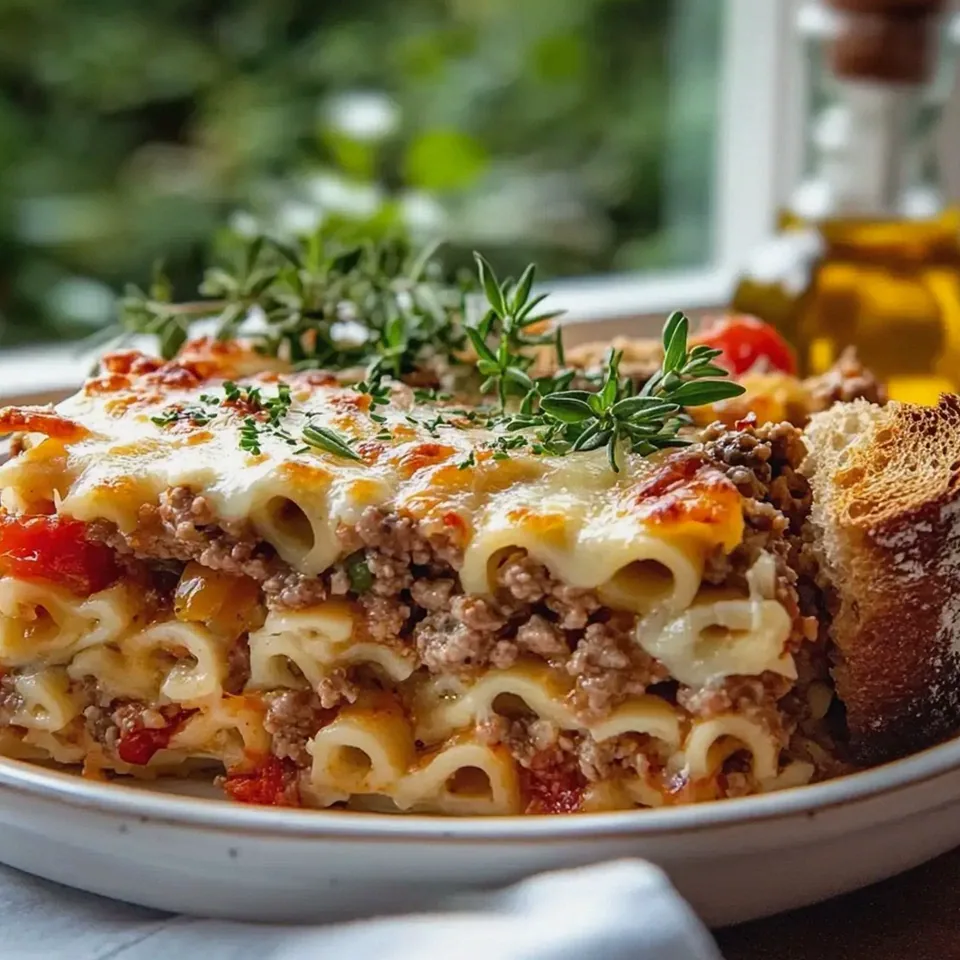Nudelauflauf mit Hackfleisch einfach zubereiten – Schritt 1