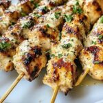 Parmesan Hähnchenspieße für den perfekten Grillabend