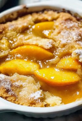 Pfirsichstreuselkuchen für den perfekten Sommergenuss