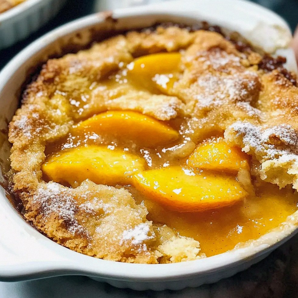 Pfirsichstreuselkuchen für den perfekten Sommergenuss