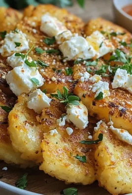 Röstiecken mit Feta überbacken
