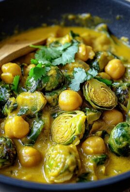 Rosenkohl-Curry mit Kichererbsen