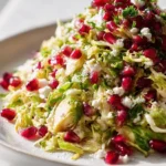 Rosenkohl Salat mit Granatapfel & Feta: Frisch & Lecker!