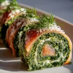 Spinat-Lachs-Rolle Low Carb Rezept: Einfach & lecker