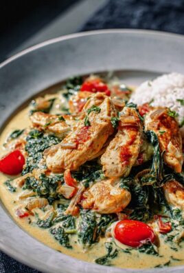 Spinat Parmesan Hähnchen – Ein Traum in Schmolz