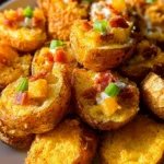 Überbackene Kartoffeln aus der Heißluftfritteuse