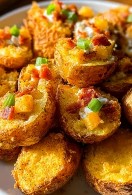 Überbackene Kartoffeln aus der Heißluftfritteuse