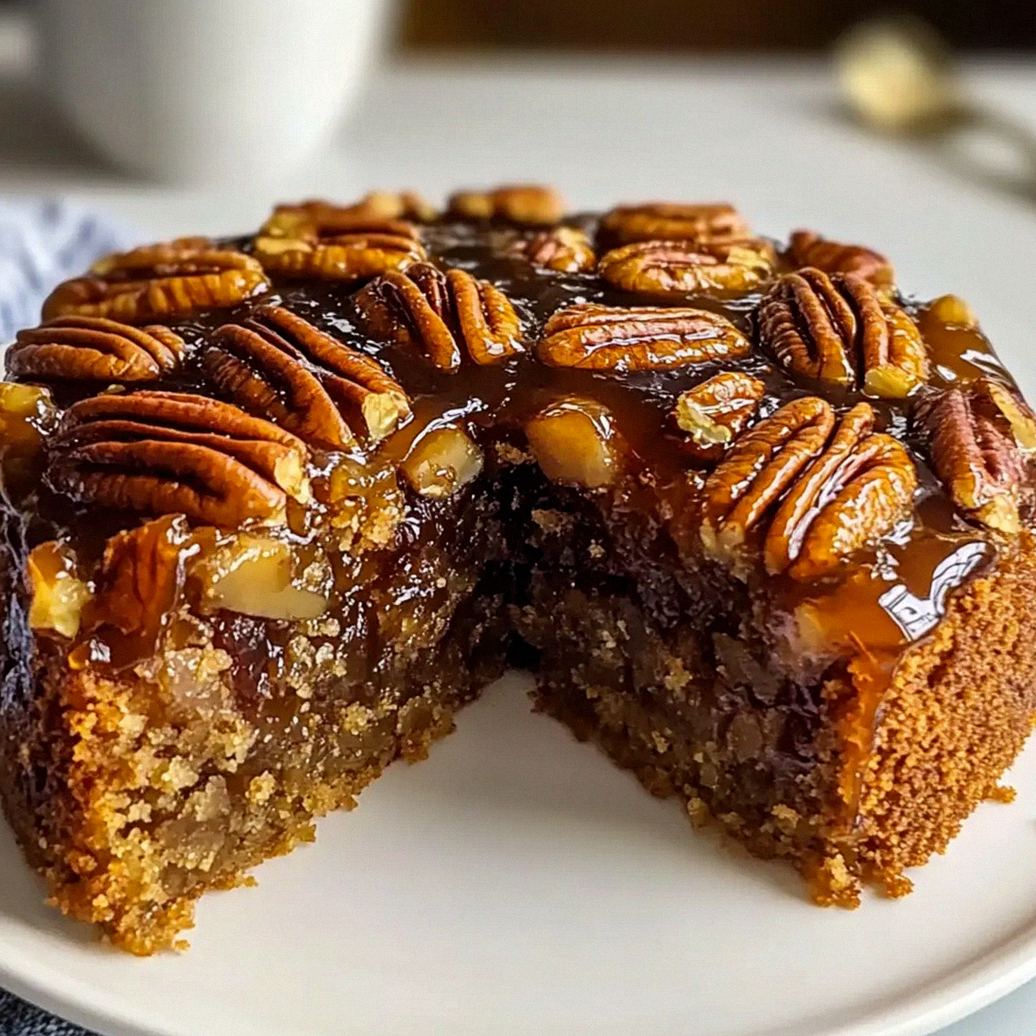 Veganer Pekannuss-Umdrehkuchen für jeden Anlass