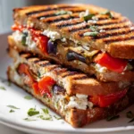 Vegetarisches Panini: Gegrilltes Gemüse & Feta – Schnell & Lecker!