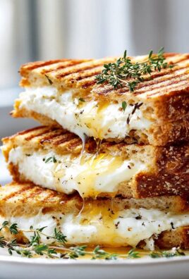Ziegenkäse Grilled Cheese mit Honig – Süß & Salzig Genuss
