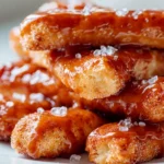 Zimt Zucker Sticks Rezept mit cremiger Karamell Glasur
