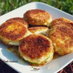 Zucchini-Bratlinge mit Käse und Knoblauch zubereiten